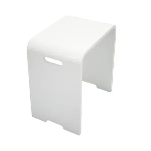 15" Resin Shower Stool