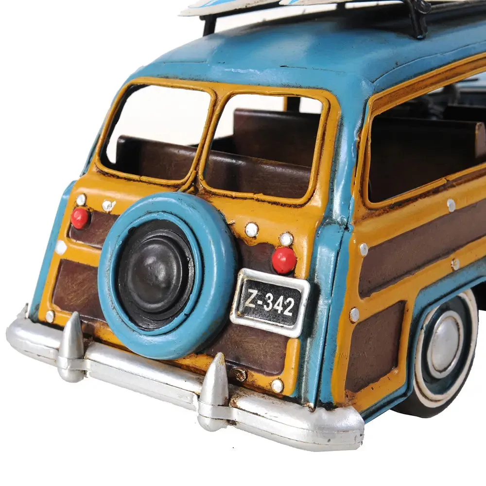 1949 Ford Wagon Car W/Two Surfboards