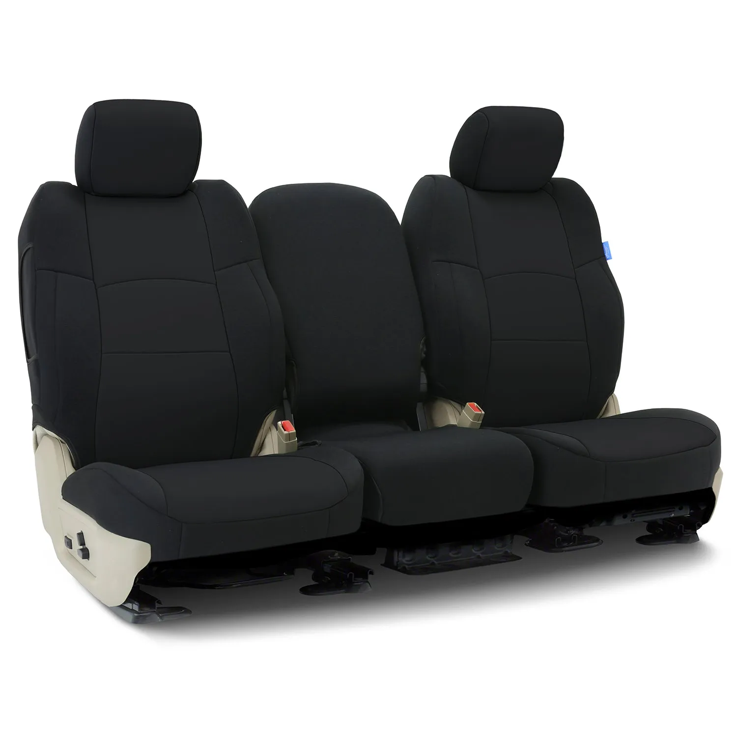 2018-2020 Ford F-150 Custom Fit Neoprene Seat Covers Front 40/20/40 Seats-Black