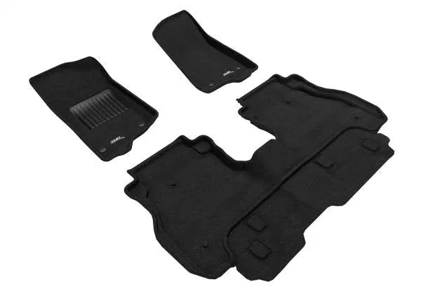 3D MAXpider Floor Mats Jeep Gladiator JT (20-24) All-Weather Elegant Series - Complete Set