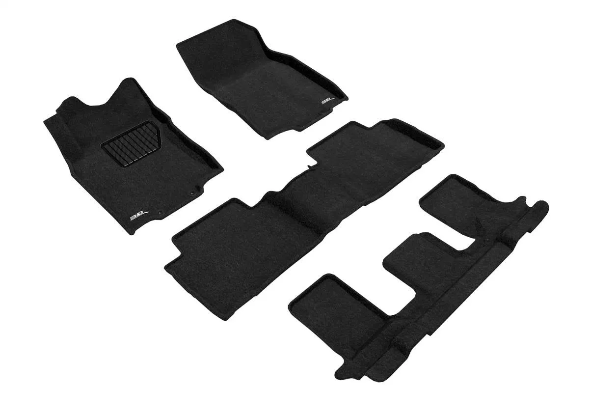 3D MAXpider Floor Mats Nissan Rogue (2014-2020) All-Weather Elegant Series - Complete Set