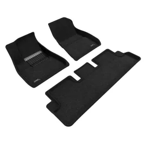 3D MAXpider Floor Mats Tesla Model 3 (2020-2023) All-Weather Elegant Series - Complete Set