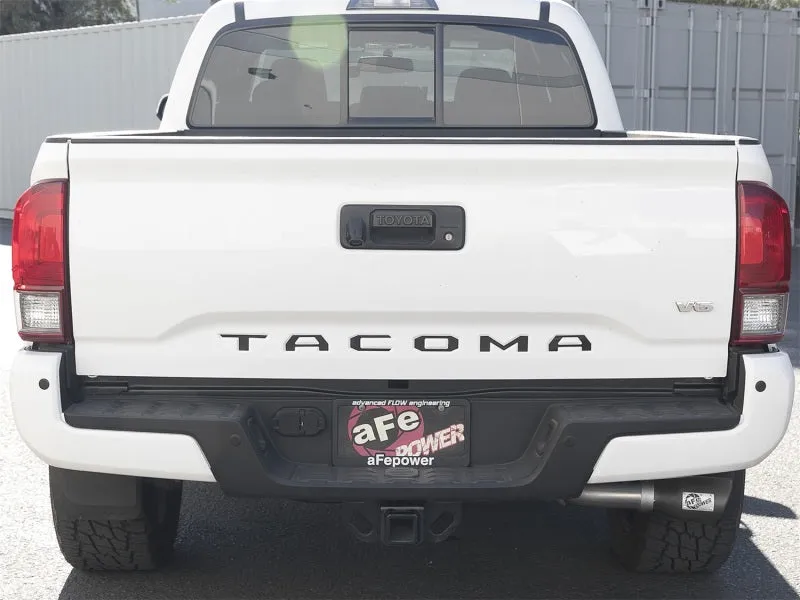 aFe MACH Force-Xp 2-1/2in 304 SS Cat-Back Exhaust w/Black Tips 2016  Toyota Tacoma L4-2.7L / V6-3.5L