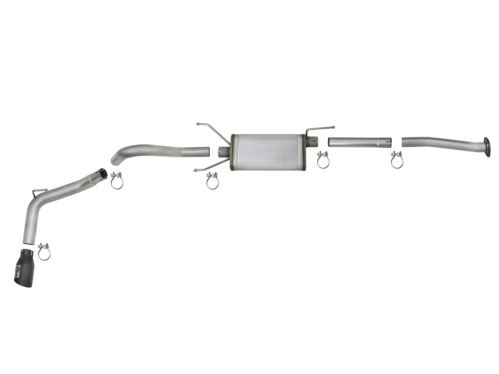 aFe MACH Force-Xp 2-1/2"-3" Stainless Steel Cat-Back Exhaust System - '16-18 Tacoma