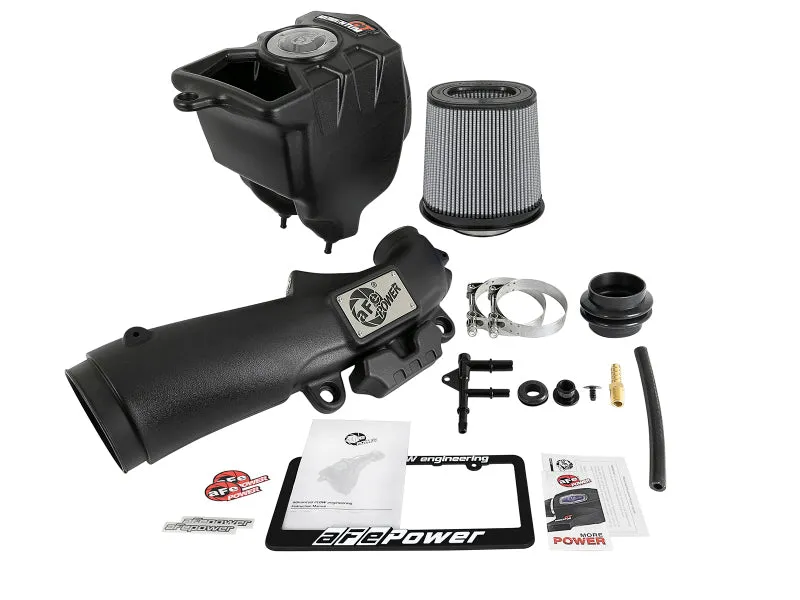 AFE Momentum GT Cold Air Intake System (w/Pro DRY S Filter): Jeep Wrangler 2.0L 2018 - 2024