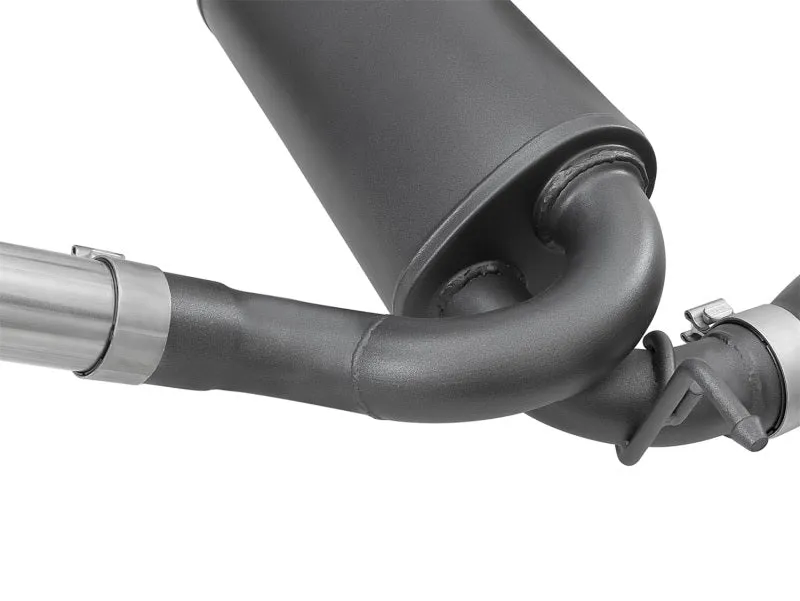AFE Rebel Series Cat-Back Exhaust System (Black Tips): Jeep Wrangler JK 2007 - 2018 (3.6L & 3.8L V6)