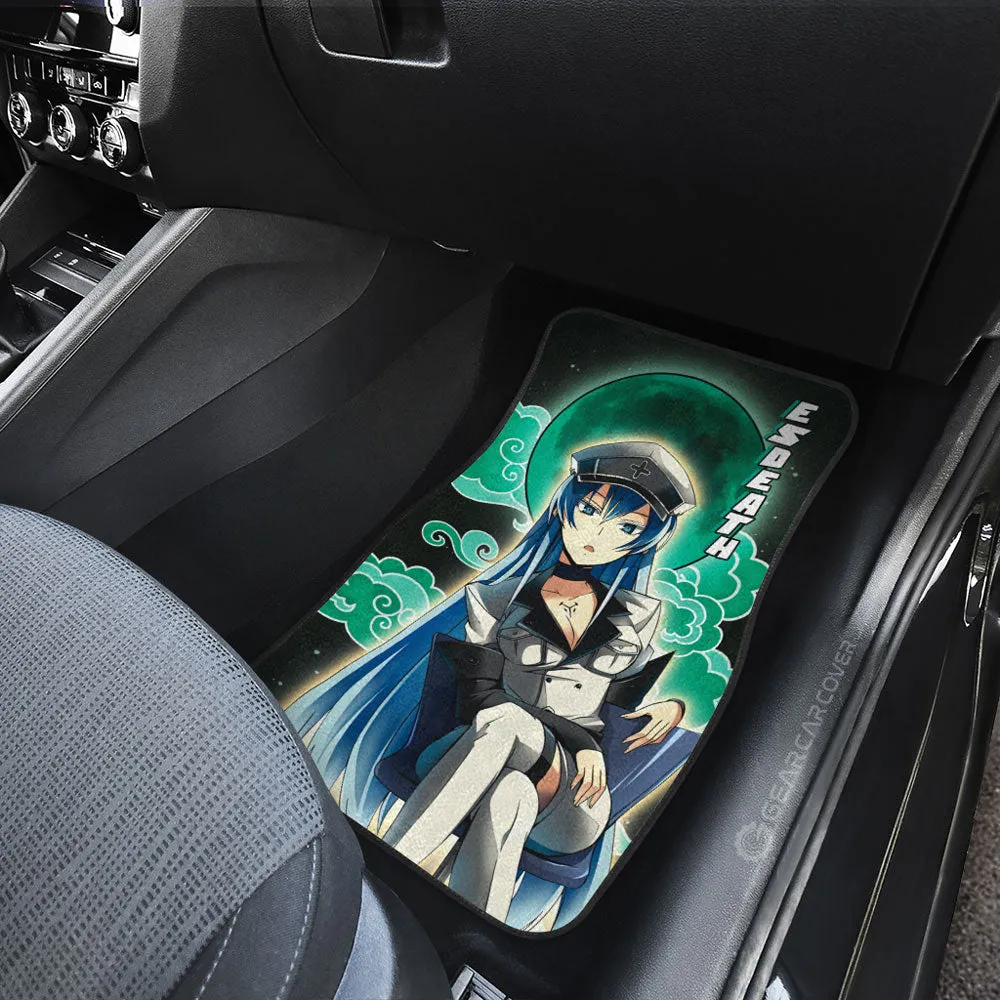Akame And Esdeath Car Floor Mats Custom