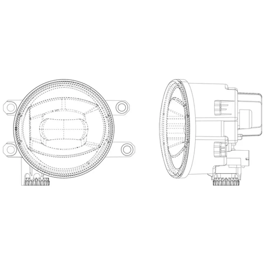 AlphaRex DoubleTap Dual Color LED Projector Fog Lights | 2020-2011 Toyota Sienna
