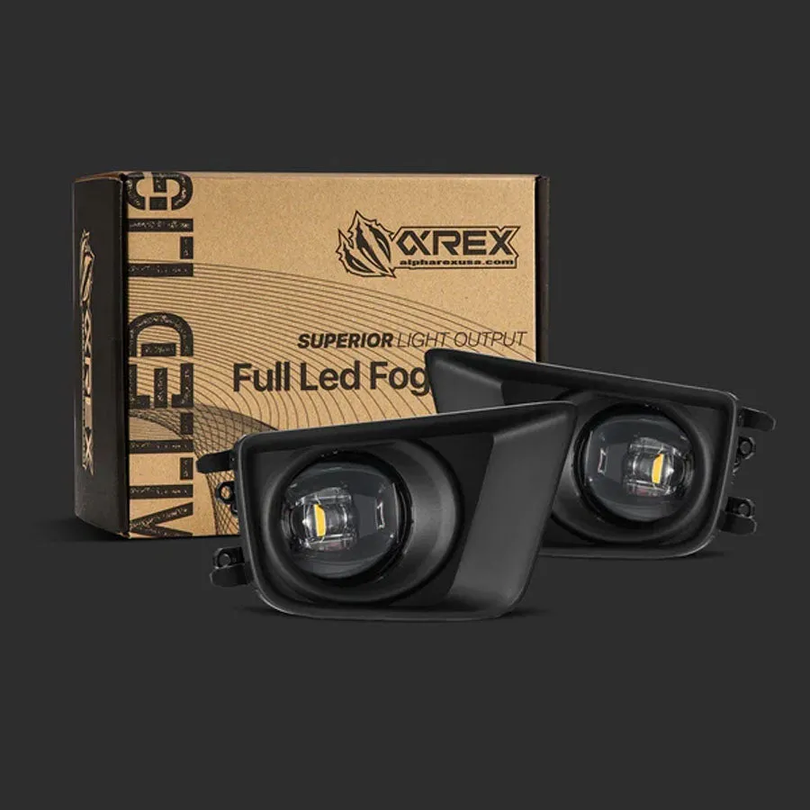 AlphaRex DoubleTap Dual Color LED Projector Fog Lights | 2020-2011 Toyota Sienna