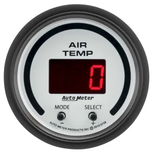 AutoMeter 5758 GAUGE; AIR TEMP; DUAL; 2 1/16in.; 0-300deg.F; DIGITAL; PHANTOM