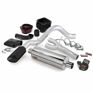 Banks Power 48045-B Stinger System; Sngl Exh; Side Exit; S/S Black Tip-2010 Chevy 5.3L; ECSB; FFV