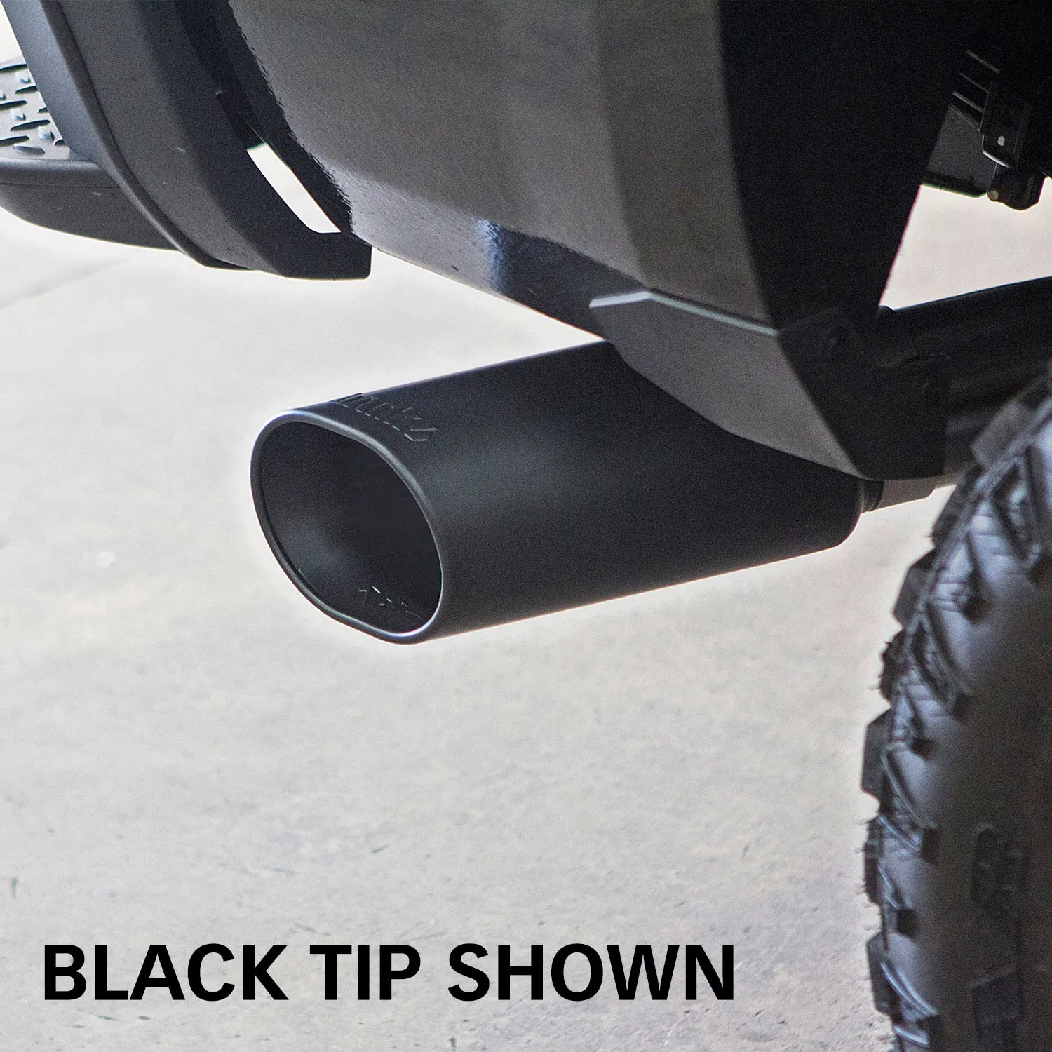 Banks Power 48947-B Monster Exhaust System; 4.0in.; S/S-Black Tip; 2017-2019 Silverado L5P