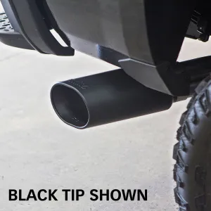 Banks Power 48947-B Monster Exhaust System; 4.0in.; S/S-Black Tip; 2017-2019 Silverado L5P