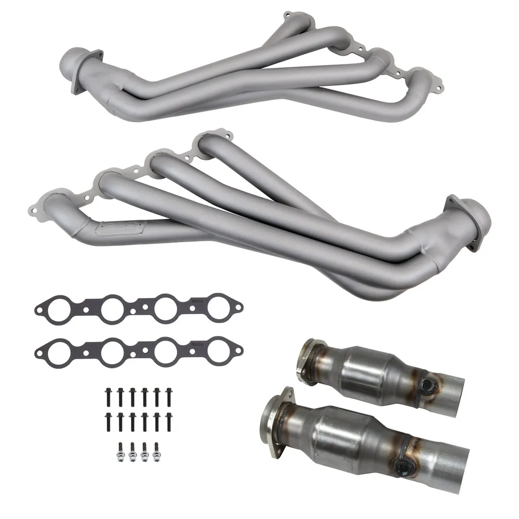 BBK Exhaust Kit Chevy Camaro 6.2L V8 LT1 (2016-2024) 1-7/8" Header & Mid Pipe - Titanium / Polished