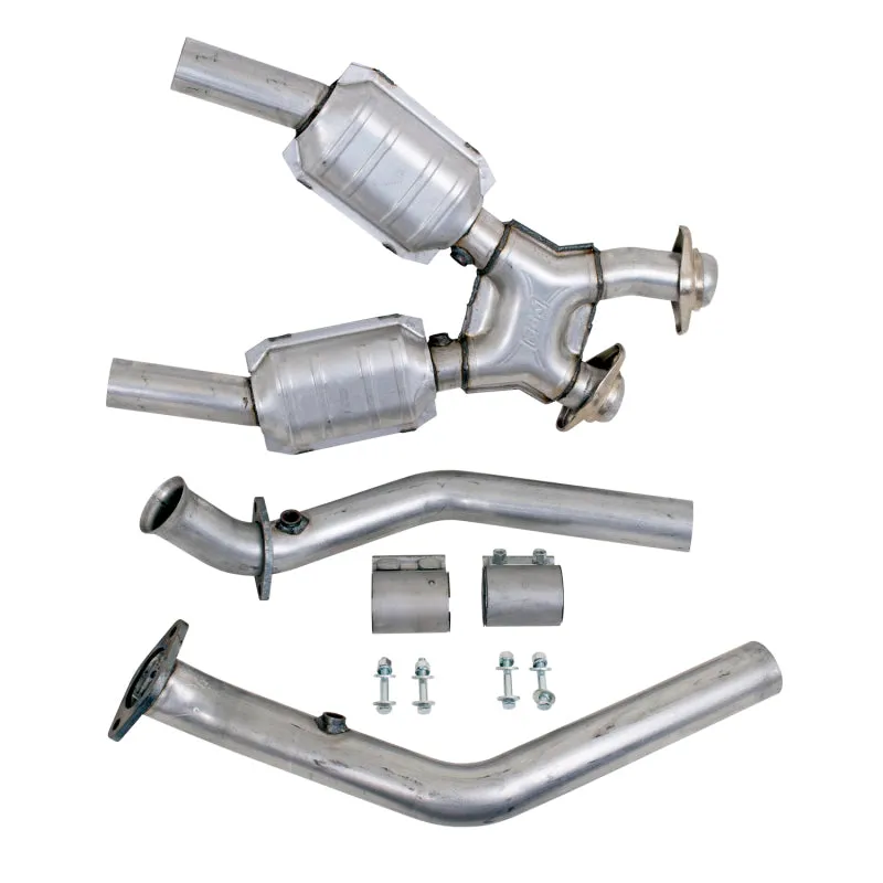BBK Performance High-Flow Catted Exhaust X-Pipe - 2-1/2 in Diameter - Ford Modular - Ford Mustang 1999-2004