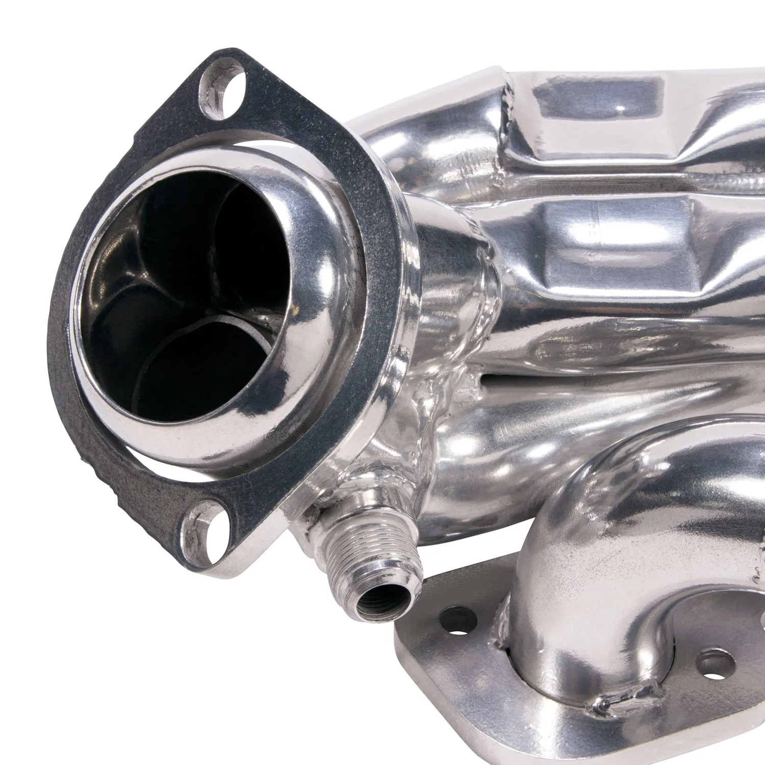 BBK Performance Parts 16150 1996-2004 MUSTANG GT 1-5/8 SHORTY TUNED LENGTH HEADERS (POLISHED SILVER CERAMIC)