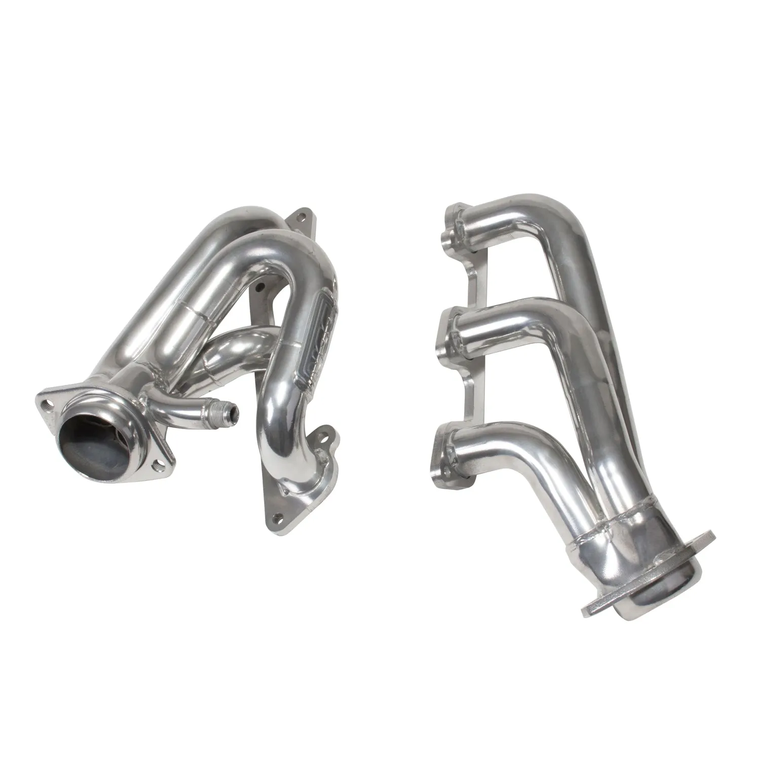 BBK Performance Parts 40100 2005-2010 MUSTANG 4.0L-V6 1-5/8 SHORTY EXHAUST HEADERS (POLISHED SILVER CERAMIC)