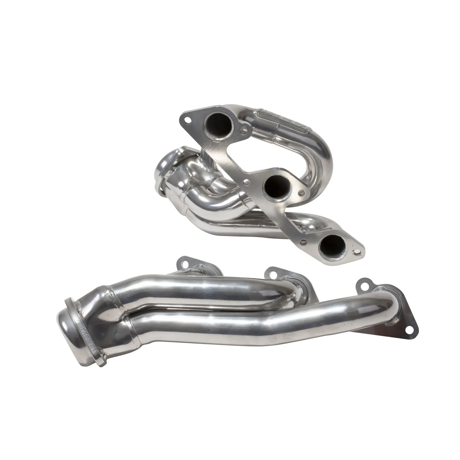 BBK Performance Parts 40100 2005-2010 MUSTANG 4.0L-V6 1-5/8 SHORTY EXHAUST HEADERS (POLISHED SILVER CERAMIC)