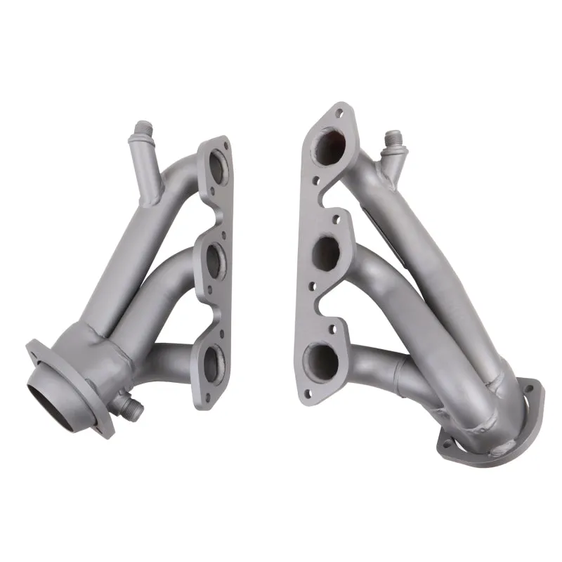BBK Performance Tuned Length Shorty Headers - 1.625 in Primary - Stock Collector Flange - Titanium Ceramic - Ford V6 - Ford Mustang 1999-2004 - Pair