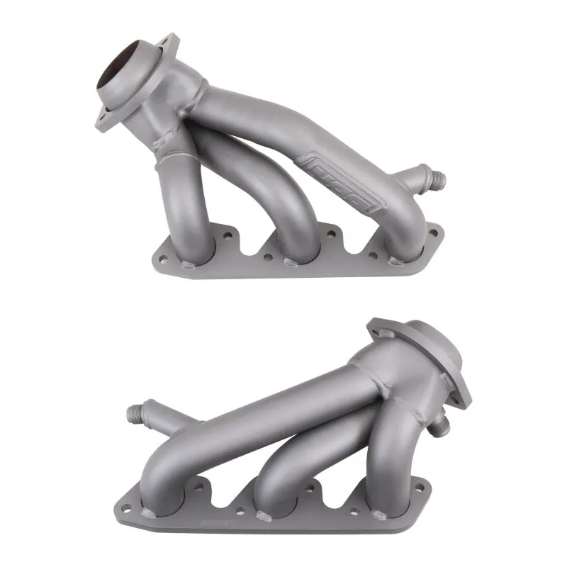 BBK Performance Tuned Length Shorty Headers - 1.625 in Primary - Stock Collector Flange - Titanium Ceramic - Ford V6 - Ford Mustang 1999-2004 - Pair