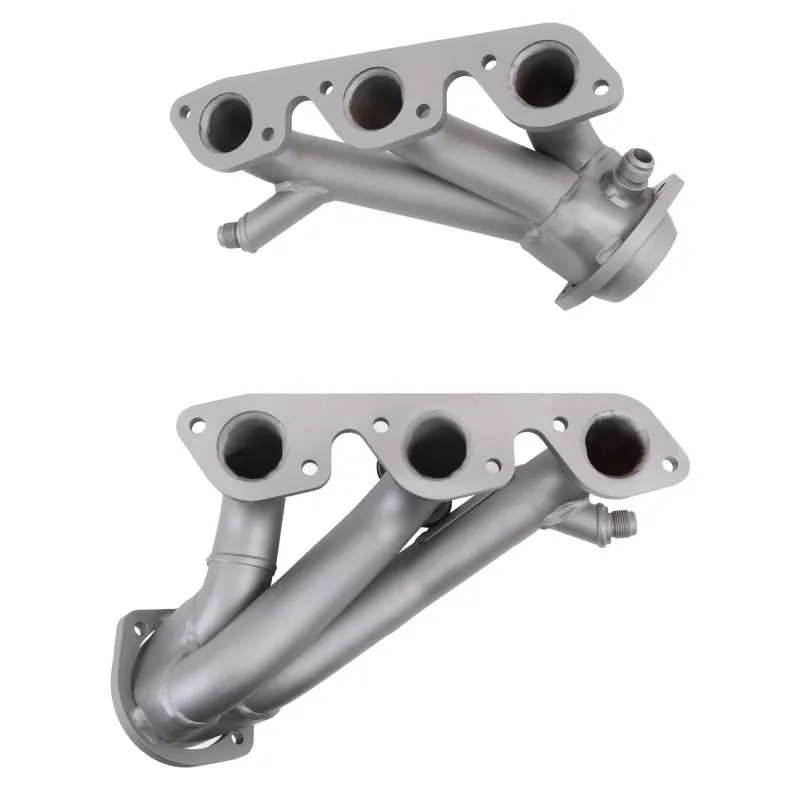 BBK Performance Tuned Length Shorty Headers - 1.625 in Primary - Stock Collector Flange - Titanium Ceramic - Ford V6 - Ford Mustang 1999-2004 - Pair