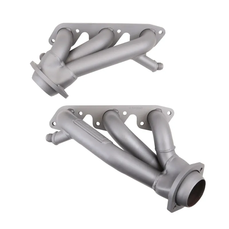 BBK Performance Tuned Length Shorty Headers - 1.625 in Primary - Stock Collector Flange - Titanium Ceramic - Ford V6 - Ford Mustang 1999-2004 - Pair
