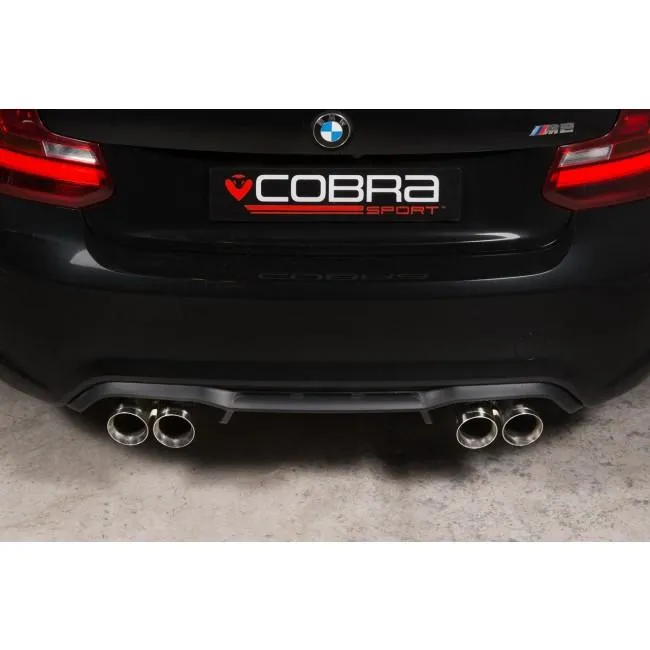 BMW M2 (F87) Coupe 3" Valved Cat Back Performance Exhaust