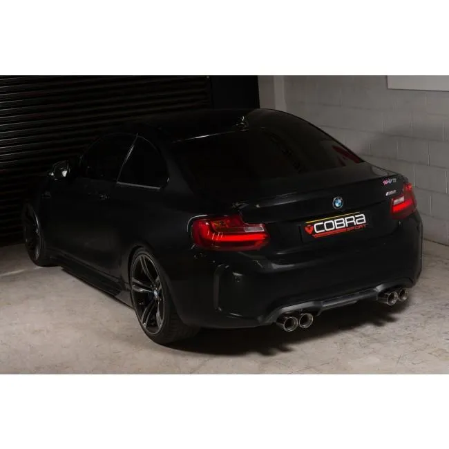 BMW M2 (F87) Coupe 3" Valved Cat Back Performance Exhaust