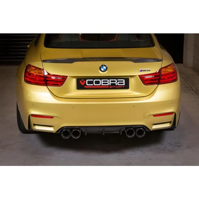 BMW M4 (F82) Coupe 3" Valved Primary Cat Back Performance Exhaust