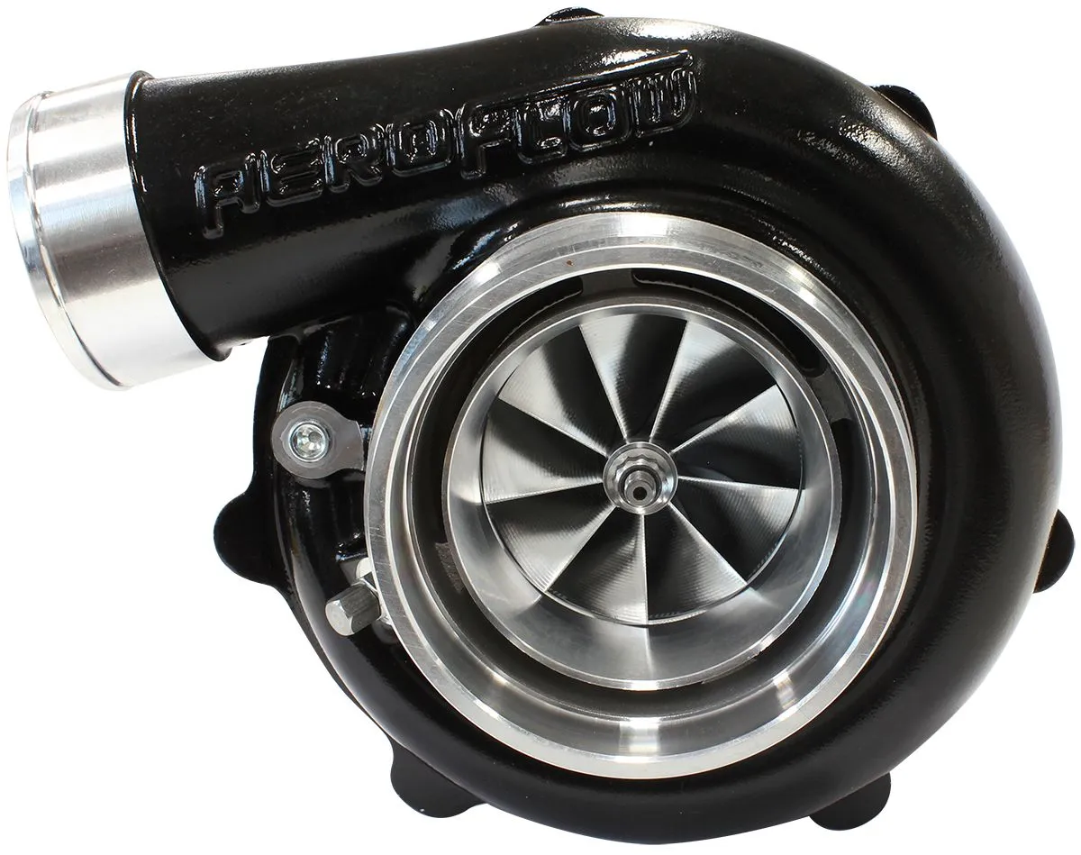 BOOSTED 6862 .83 Reverse Rotation Turbocharger 1050HP, Hi Temp Black Finish AF80