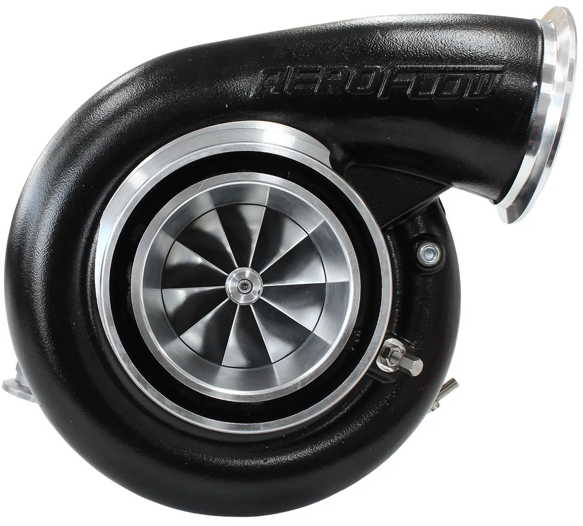 BOOSTED 7975 V-Band 1.01 Turbocharger 1450HP, Hi Temp Black Finish AF8005-4010BL
