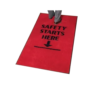 BRADY Safety Slogan Carpet Mats