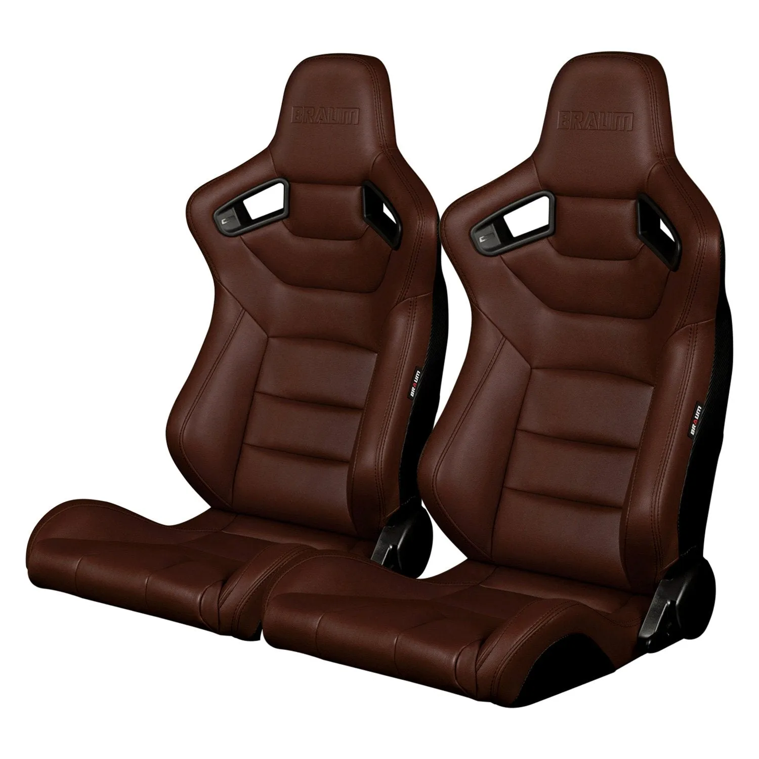 BRAUM Elite Sport Seats (Reclining - Brown Leatherette) BRR1-CPBS