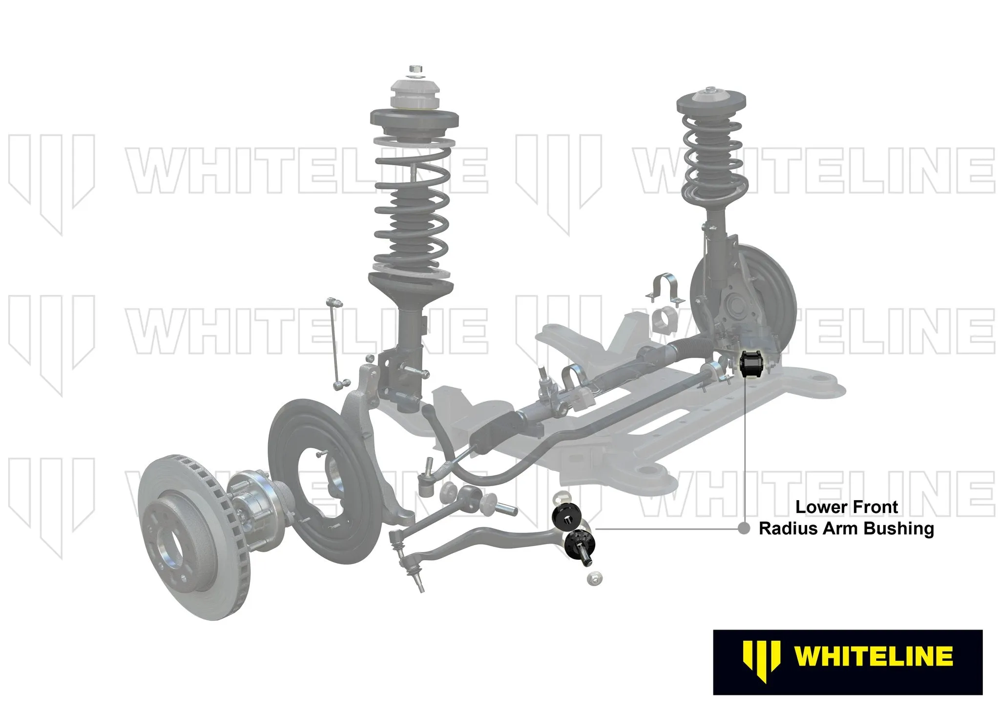 Caster Kit - Front Radius Arm Lower Bushing - BMW - WhiteLine