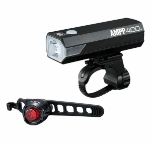 Cateye AMPP400 & ORB (Battery Operated) Combo Cycle Light