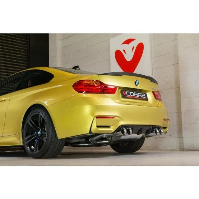 Cobra Exhausts - BMW M4 (F82) 3" Valved Turbo Back Performance Exhaust