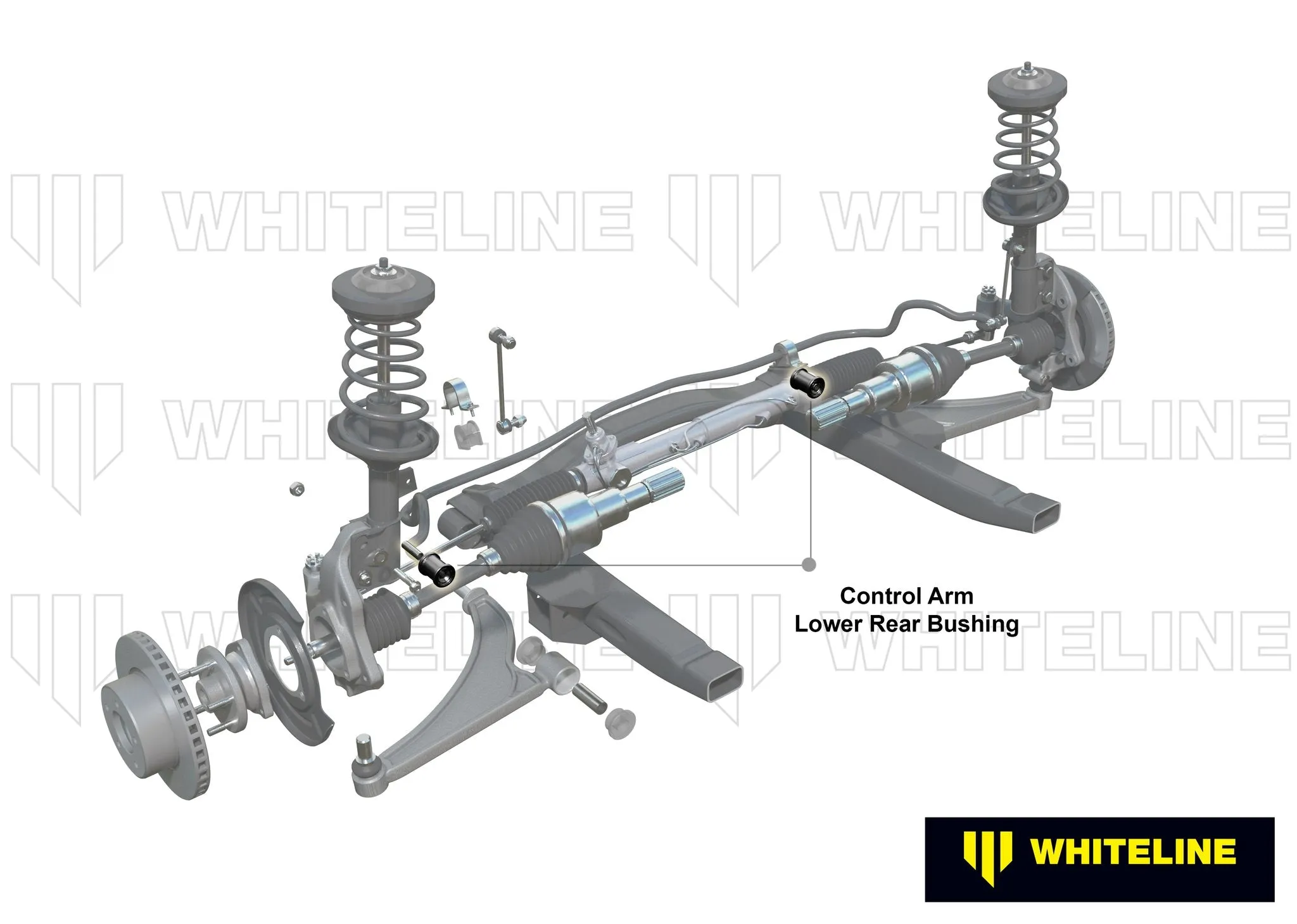 Control Arm - Lower Inner Rear Bushing For Nissan Primera P10 & Pulsar N14 N15 1990-2000 - WhiteLine