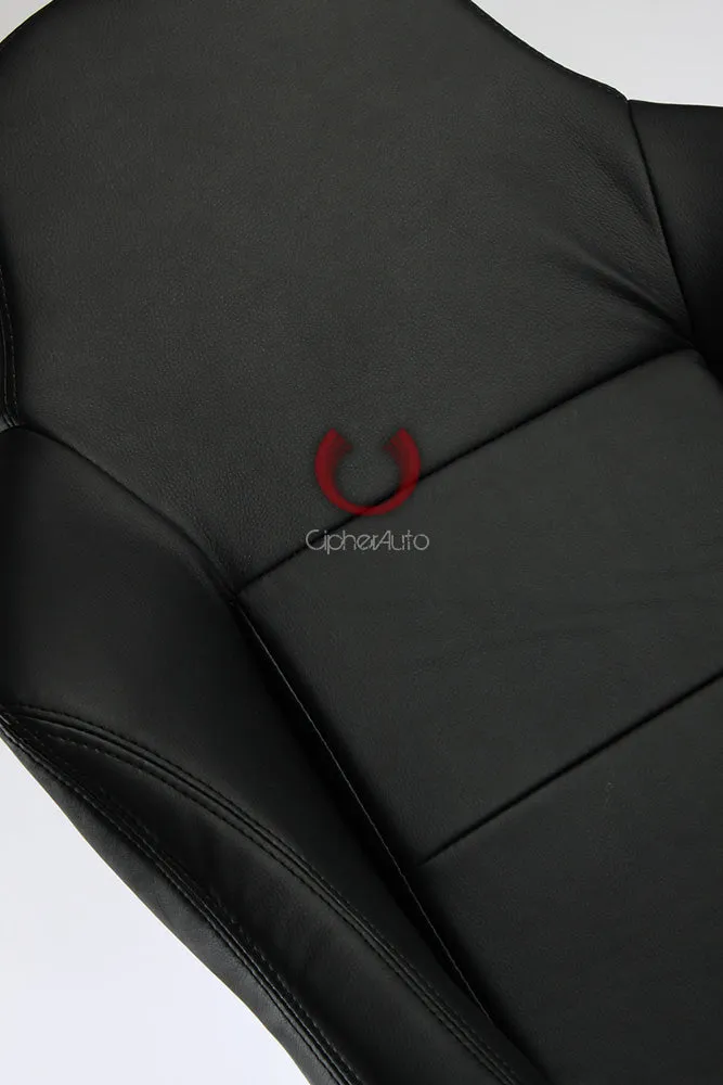 CPA5001 All Black Leatherette Cipher Auto Racing Seat