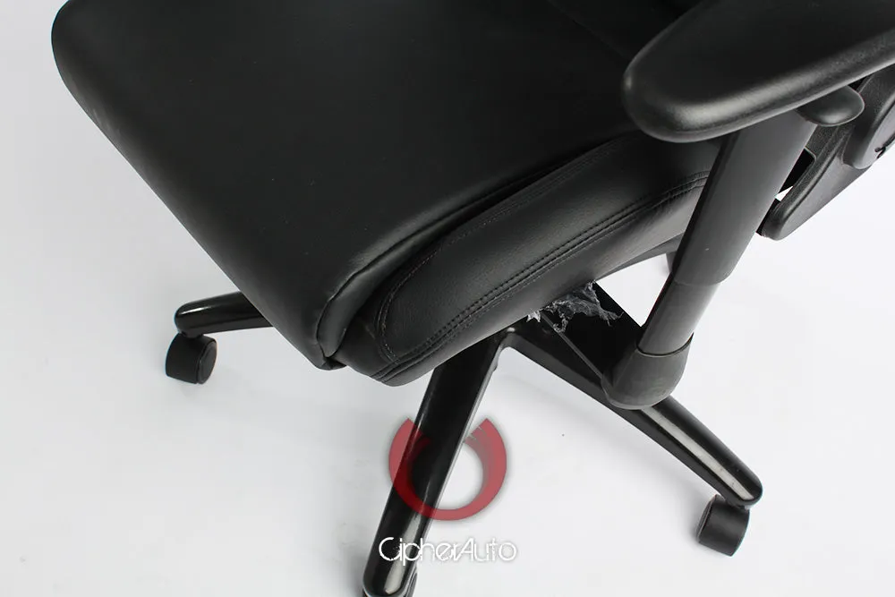 CPA5001 All Black Leatherette Cipher Auto Racing Seat