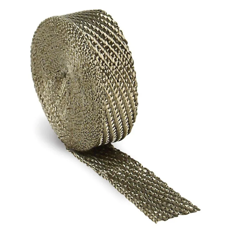 DEI Titanium Exhaust Wrap - 1" Wide - 15 ft Roll - Carbon Fiber Look