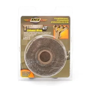 DEI Titanium Exhaust Wrap - 1" Wide - 15 ft Roll - Carbon Fiber Look
