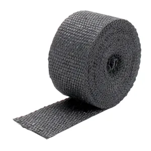 Design Engineering 010099 Exhaust Wrap; 2 ft. x 25 ft.; Black;