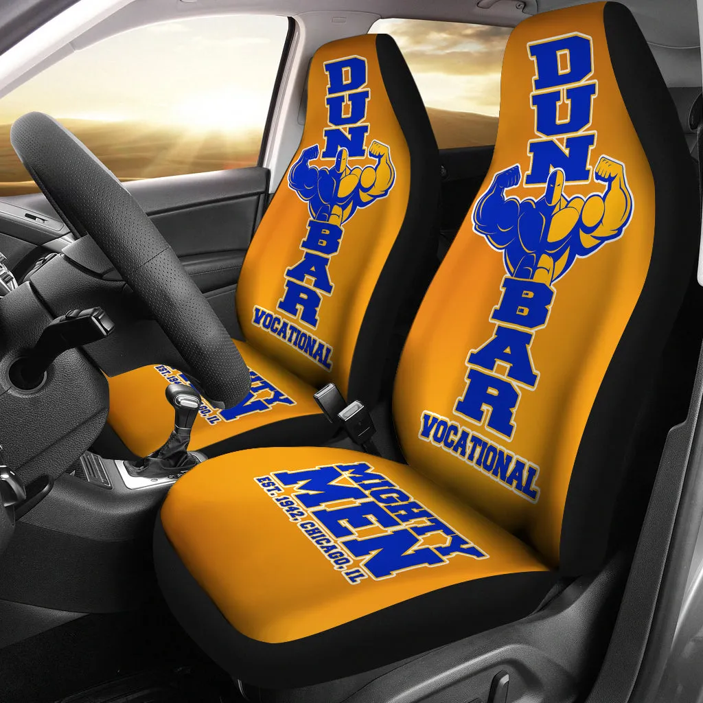 Dunbar H.S. Chicago, IL  Mighty Men Car Seat Cover CS001_Gld