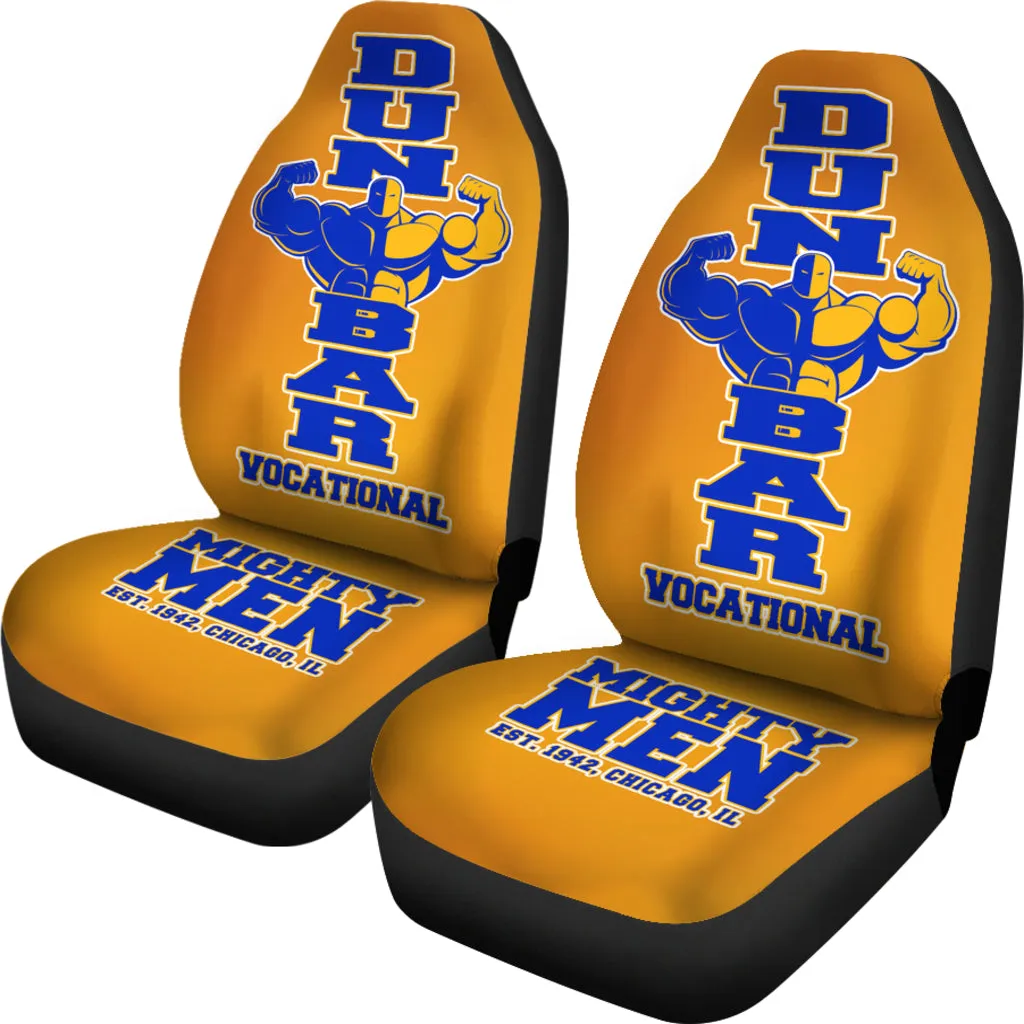 Dunbar H.S. Chicago, IL  Mighty Men Car Seat Cover CS001_Gld