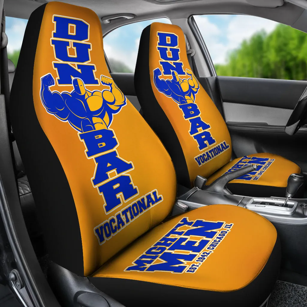 Dunbar H.S. Chicago, IL  Mighty Men Car Seat Cover CS001_Gld