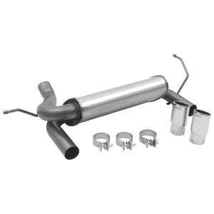 Dynomax SS Axle Back Exhaust 07-15 Wrangler 3.6/3.8L