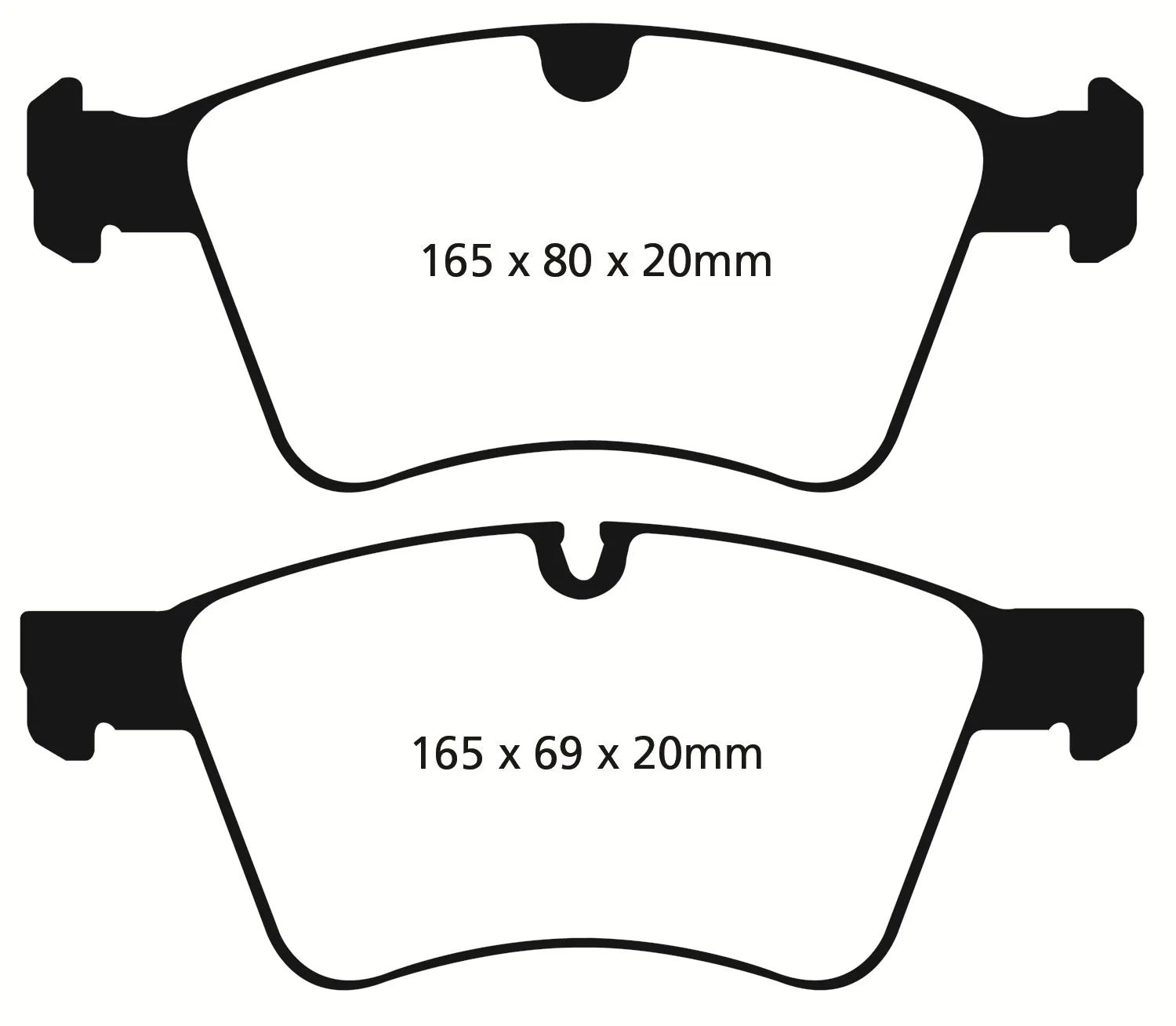 EBC Brakes DP61860 6000 Series Greenstuff Truck/SUV Brakes Disc Pads