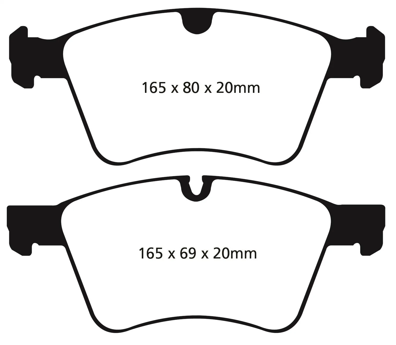 EBC Brakes DP61860 6000 Series Greenstuff Truck/SUV Brakes Disc Pads