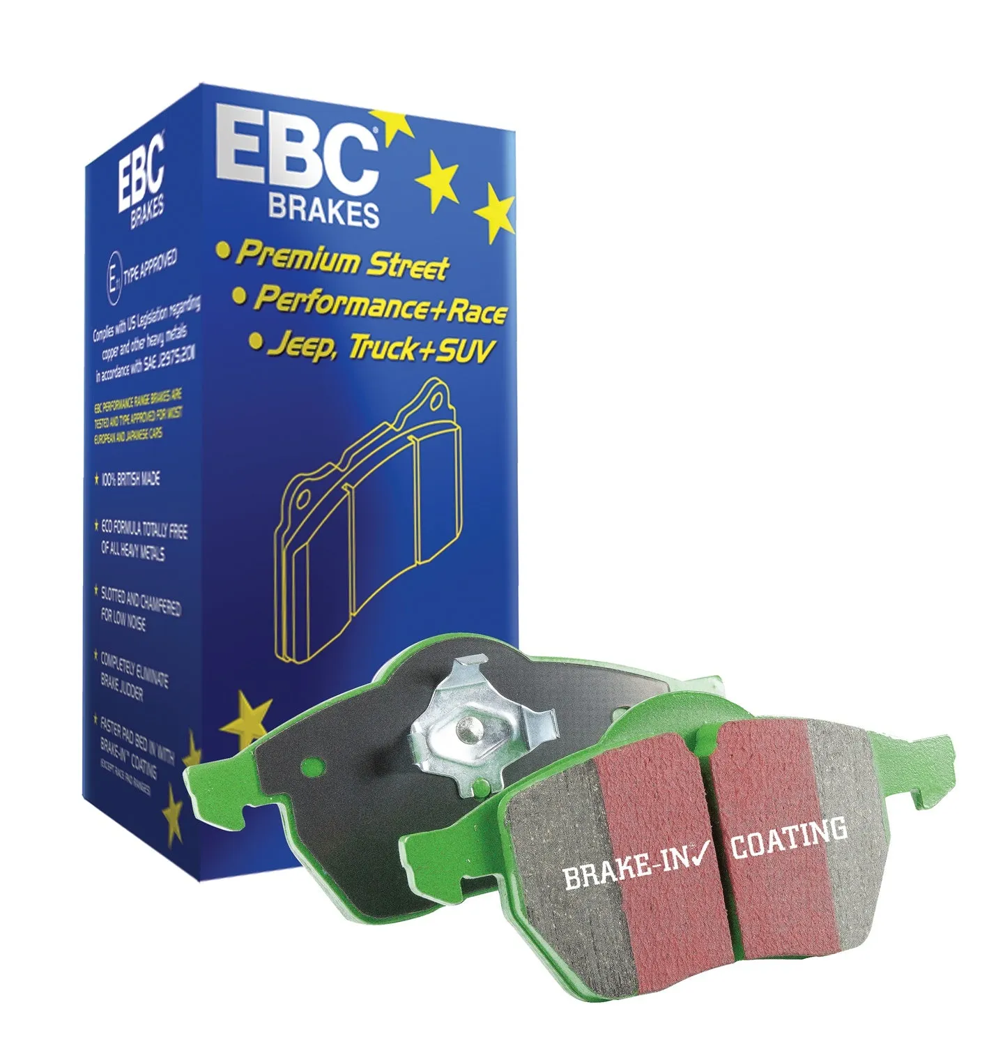 EBC Brakes DP61932 6000 Series Greenstuff Truck/SUV Brakes Disc Pads