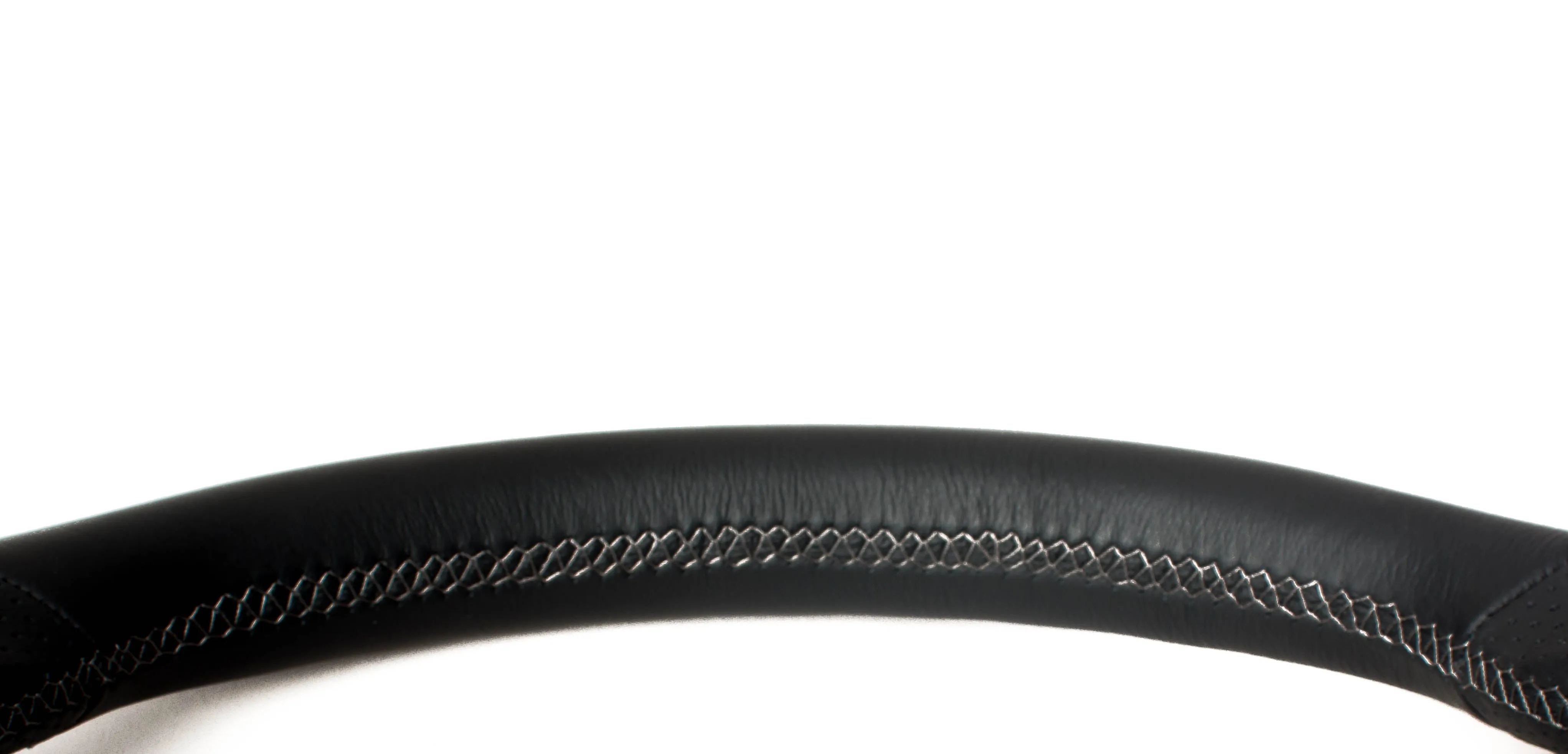 Enhanced Steering Wheel for Mazda Miata 1999-2004 NB Leather with Grey Stitching